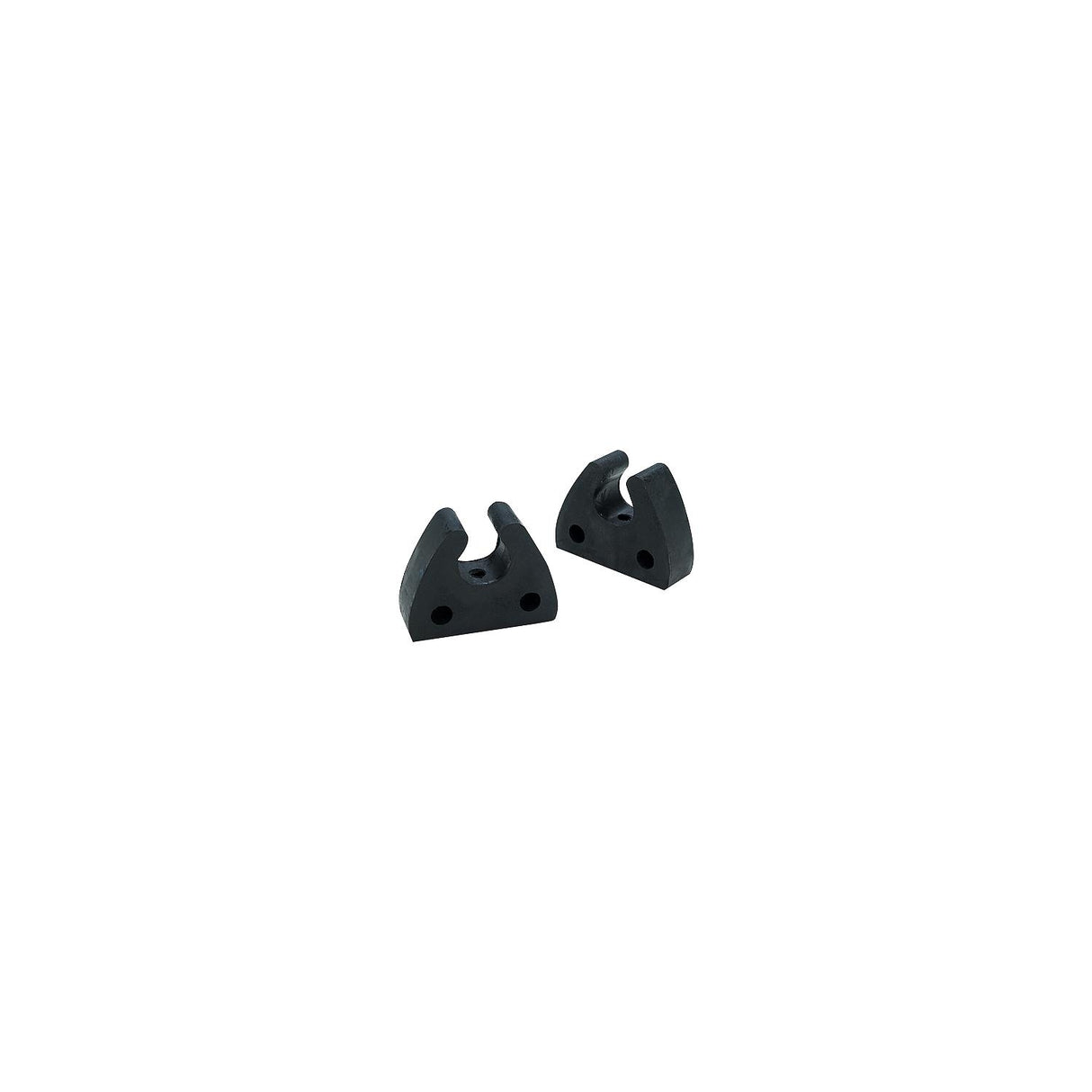 Seachoice 72051 Rubber Organizing Storage Clip, Black, Set of 2, One size