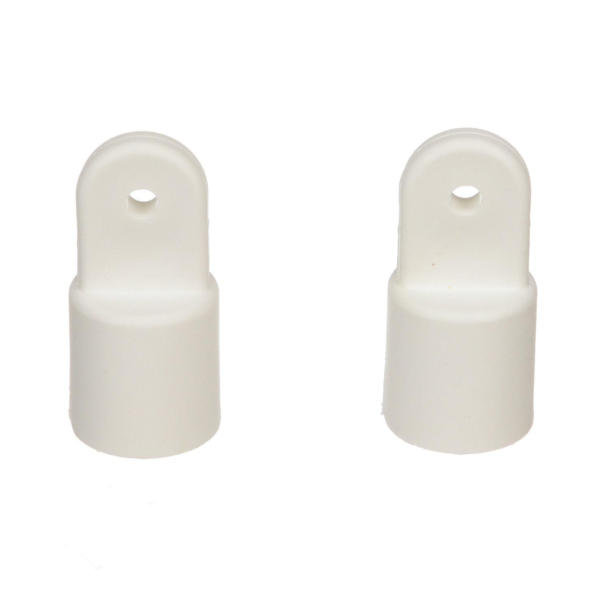 Seachoice Plastic External Eye Ends for Canopy Top, White, 7/8 in. OD, Pack of 2