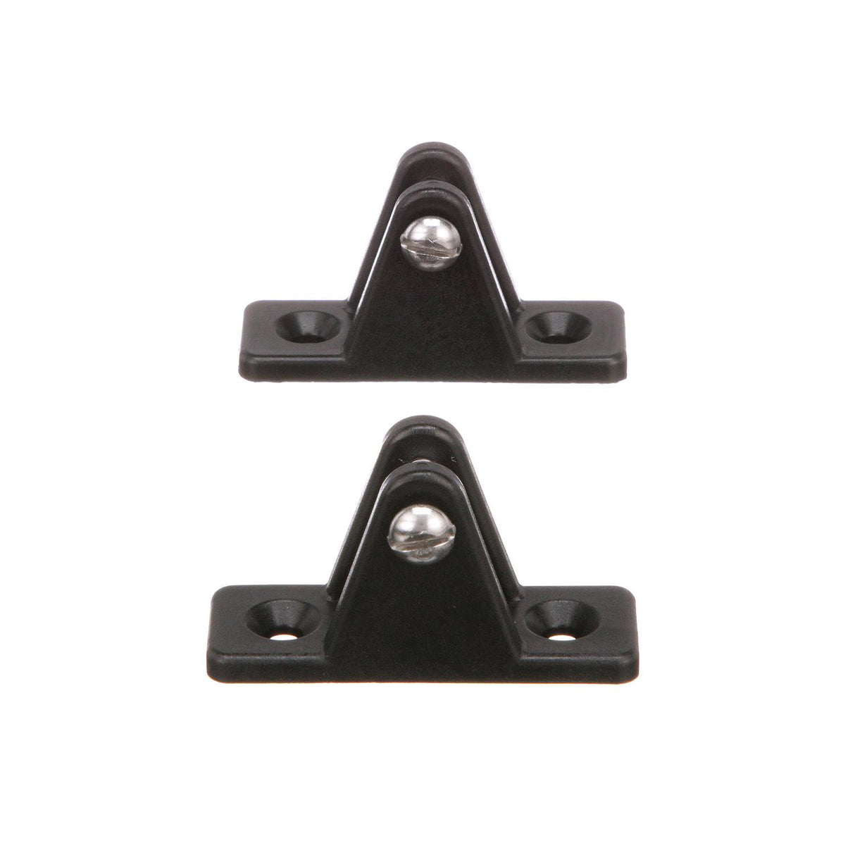 Seachoice Deck Hinge for Bimini Top, Black Nylon, Pack of 2
