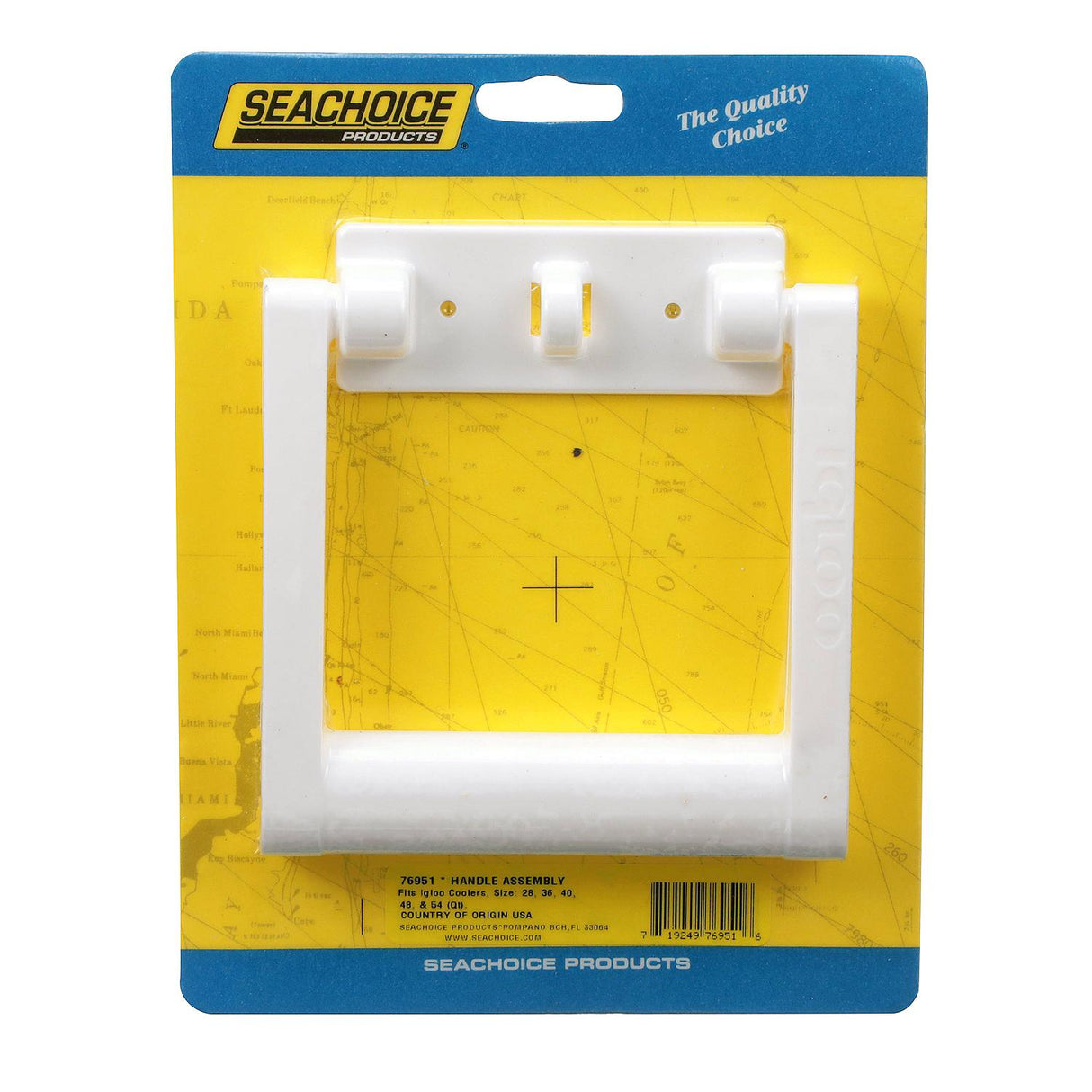 Seachoice Plastic Replacement Handle Assembly, For 28-54-quart Igloo Coolers