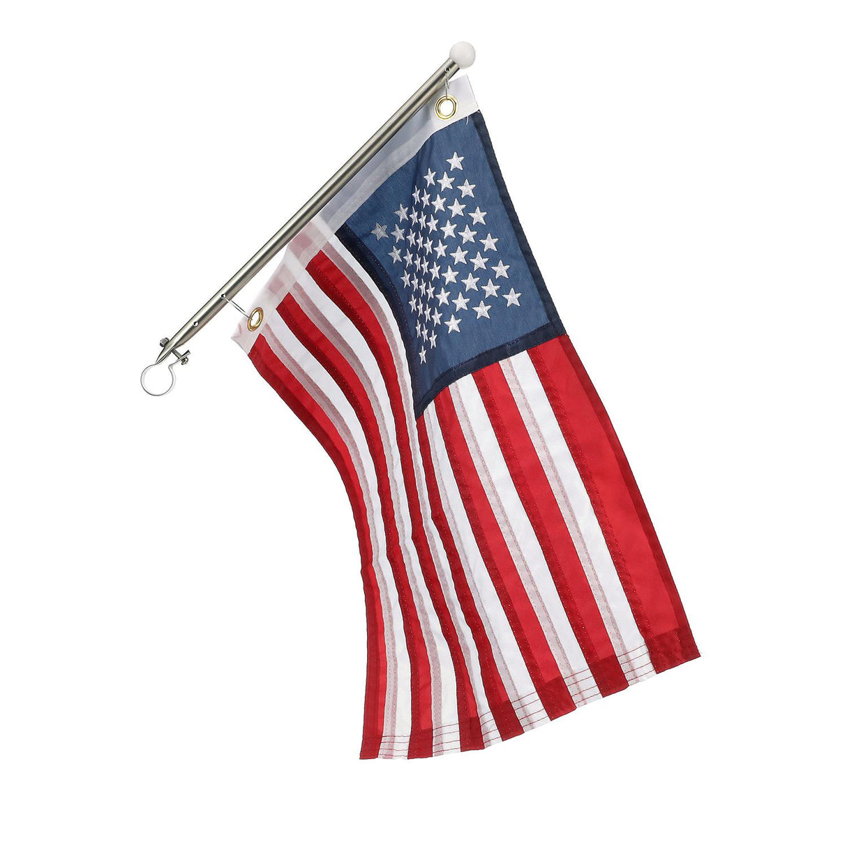Seachoice Heavy Duty Flag Pole Clamp, Stainless Steel, 7/8 In.