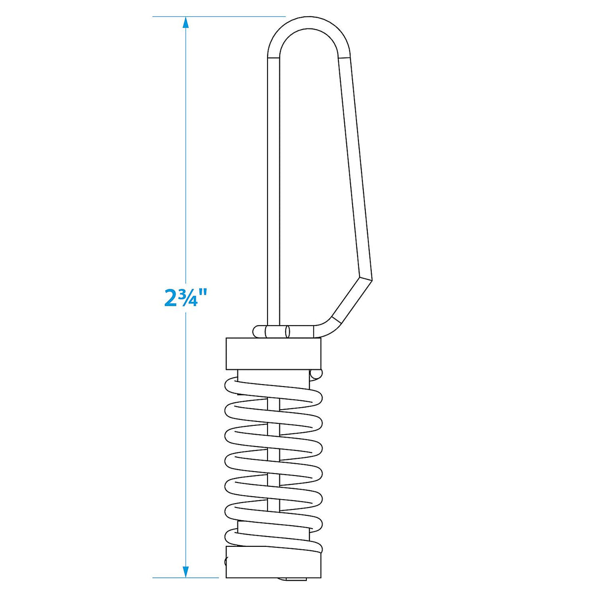Seachoice Flag Clips, 304 Stainless Steel, For Halyards or Outrigger Lines, Pack of 2