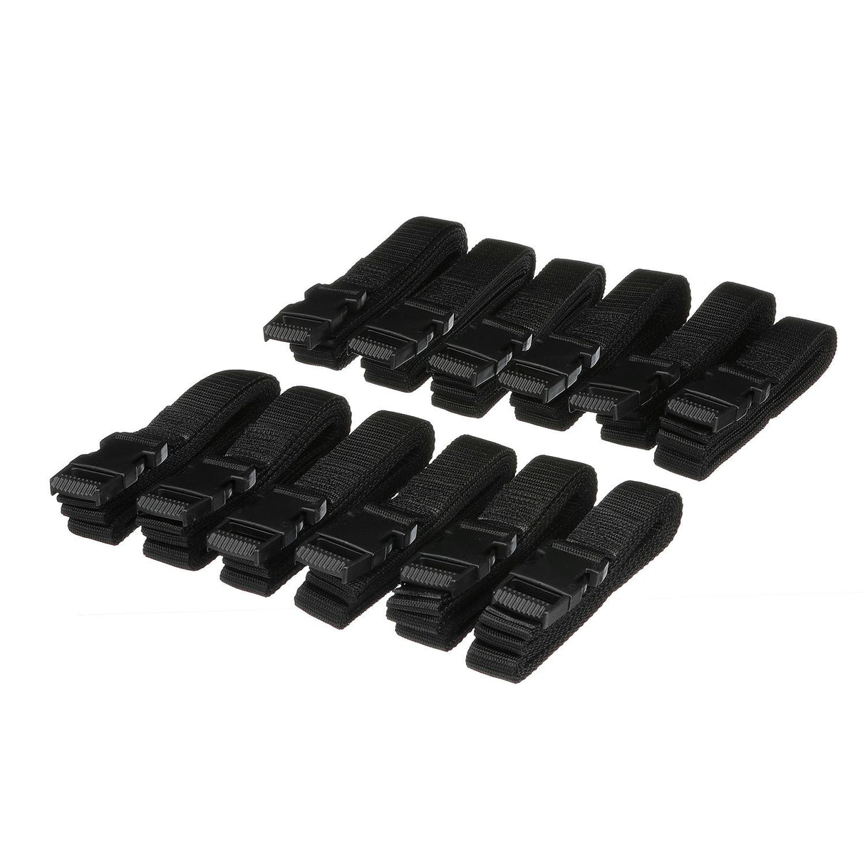 Seachoice 78941 Boat Cover Tie Down Strap Down Kit, Black, Includes 12 Straps