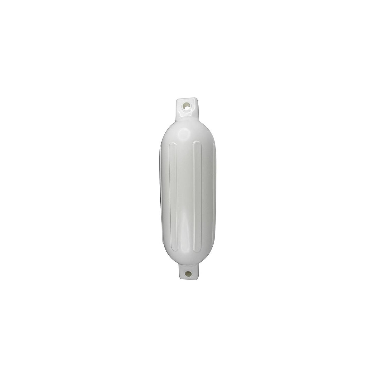 Seachoice Twin Eye Ribbed Boat Fender, White, 6-1/2 in. X 23 in.