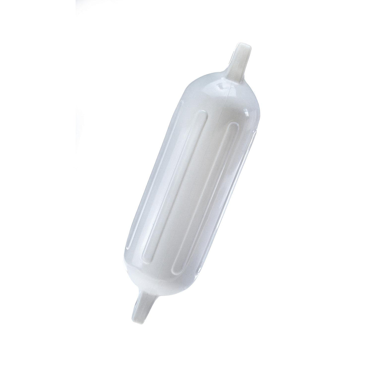 Seachoice Twin Eye Ribbed Boat Fender, White, 5-1/2 In. X 20 In.