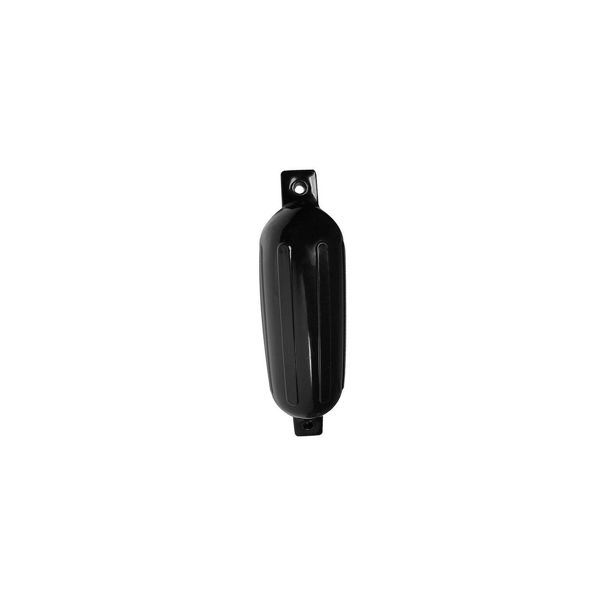 Seachoice Twin Eye Ribbed Boat Fender, Black, 8-1/2 In. X 27 In.