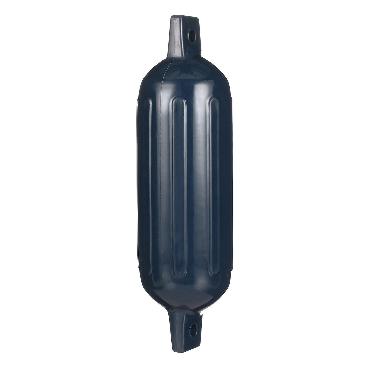 Seachoice Twin Eye Ribbed Boat Fender, Blue, 5/8 In. Eye, Ideal For 15-20 Ft. Boats