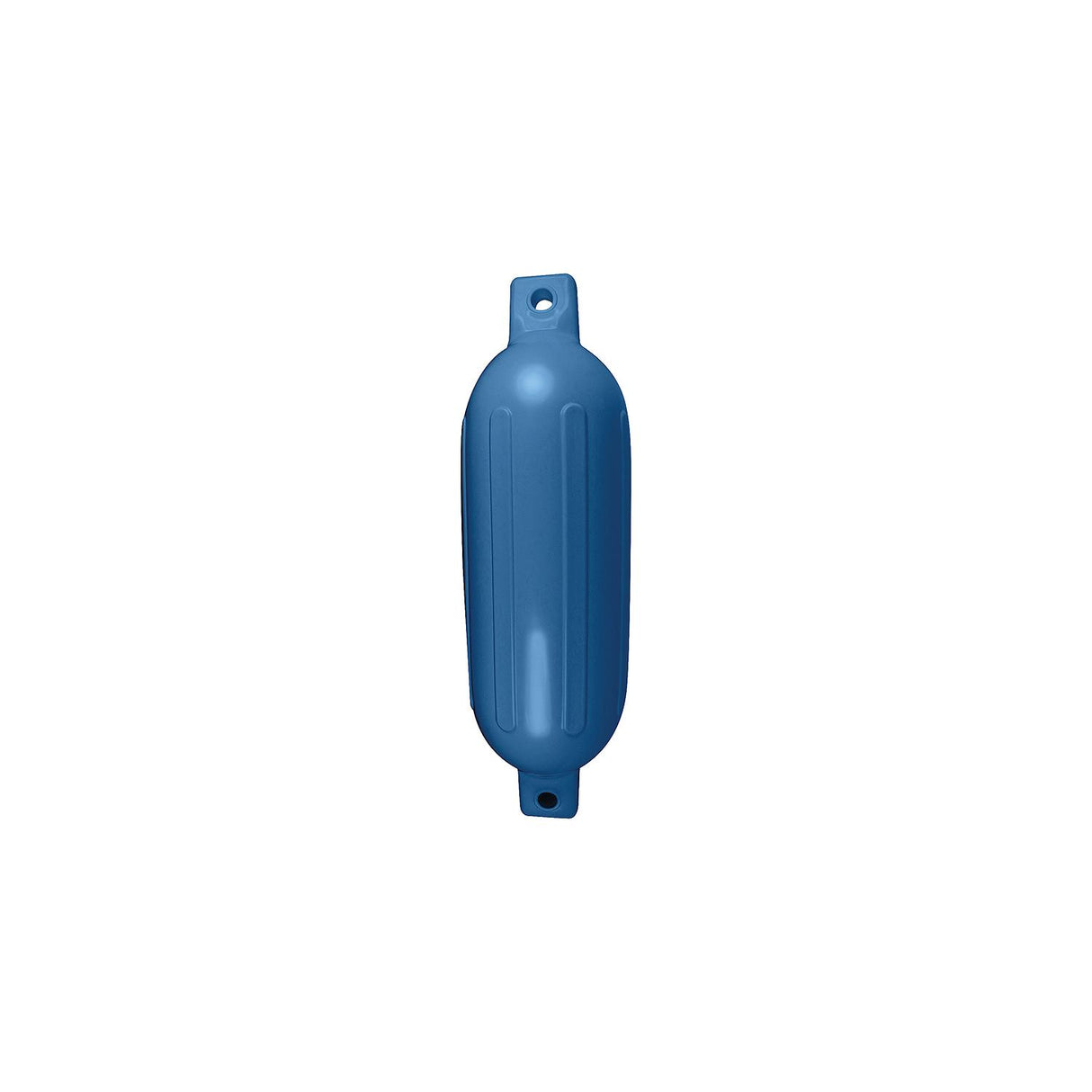 Seachoice Twin Eye Ribbed Boat Fender, Blue, 3/4 in. Eye, Ideal for 20-25 Ft. Boats