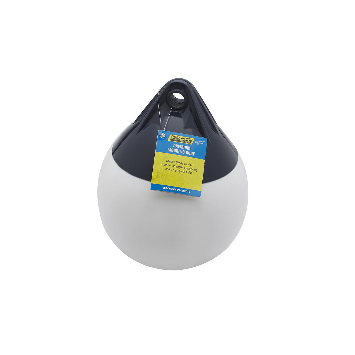 Seachoice 79243 Premium Mooring Buoy, 10 In., White, Commercial