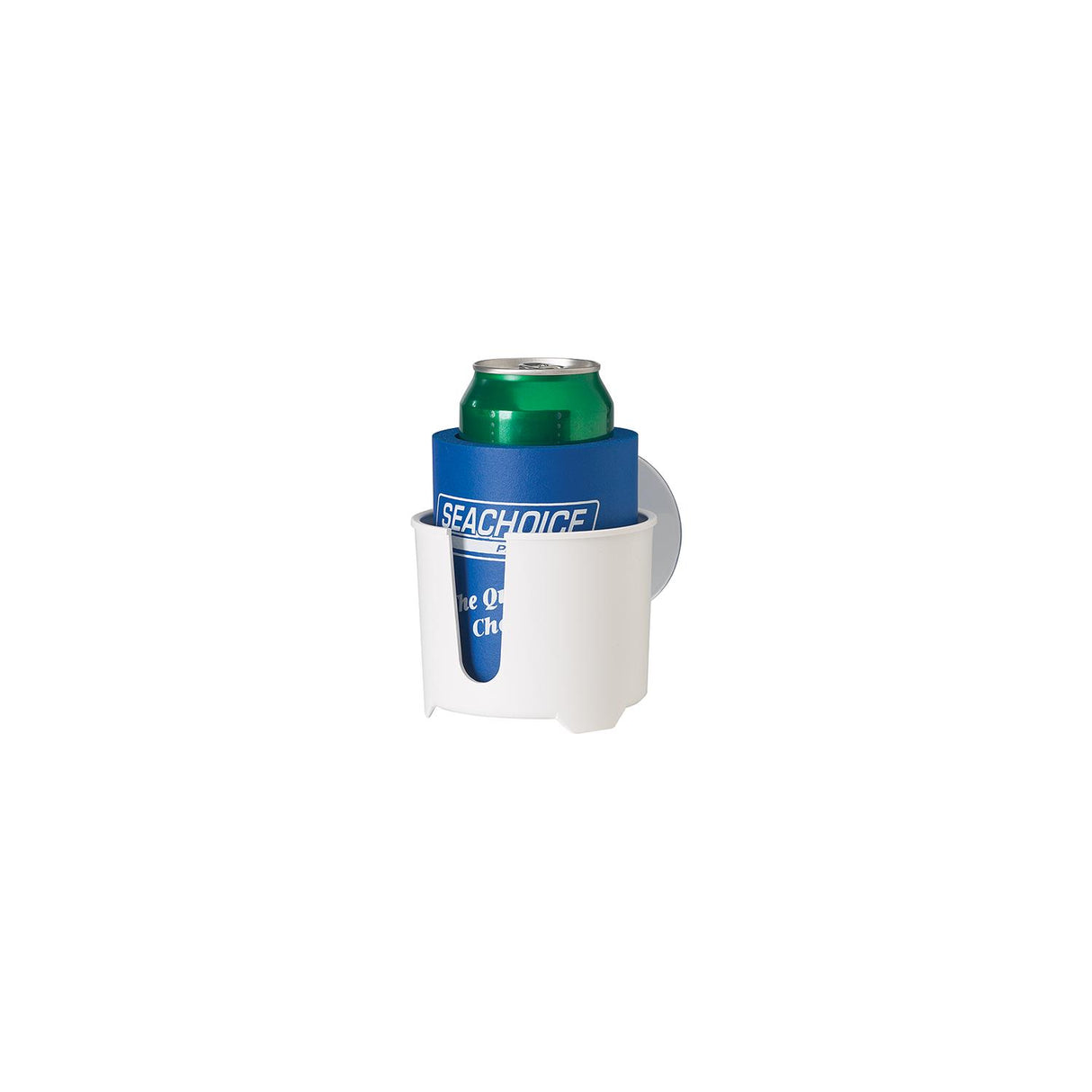 Seachoice Boat Drink Holder w/ Insulation, Suction Cup Mount, White