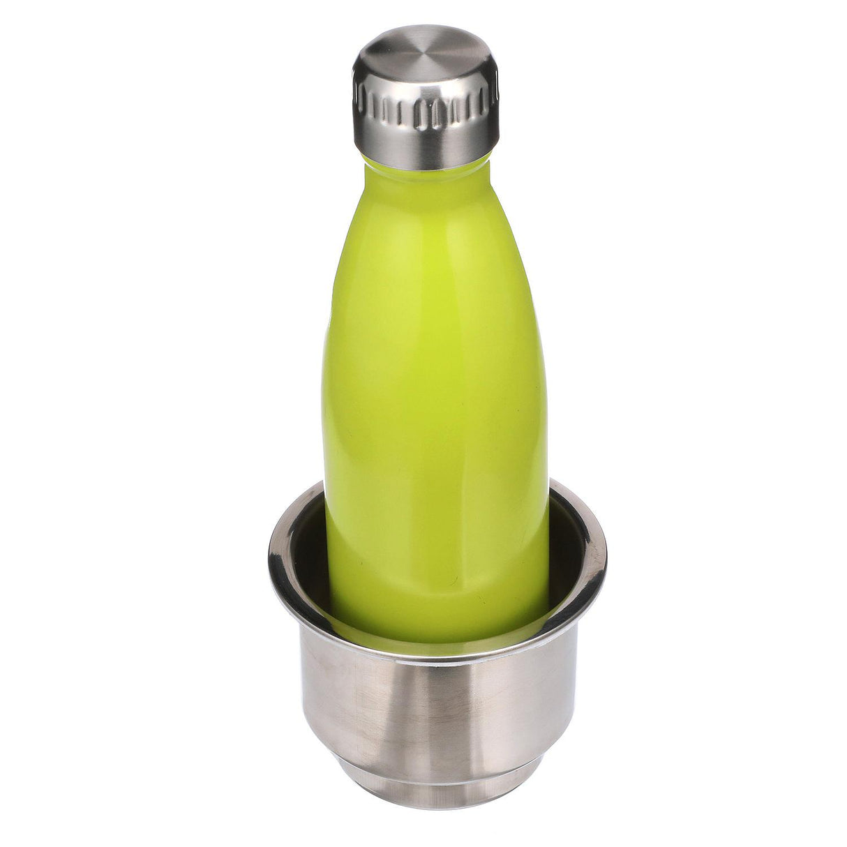 Seachoice Boat Drink Holder Recessed, Stainless Steel, 3-5/8 in. Inside Diameter