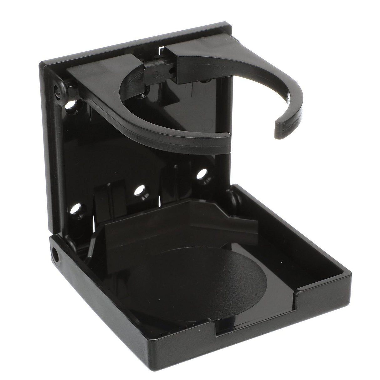 Seachoice Folding Drink Holder, Adjustable, Boat, Black