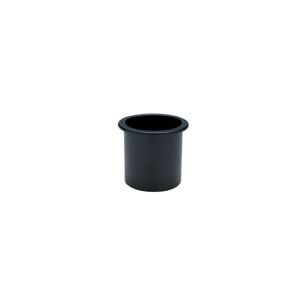 Seachoice Plastic Recessed Drink Holder, 3 in Dia. Hole, Black