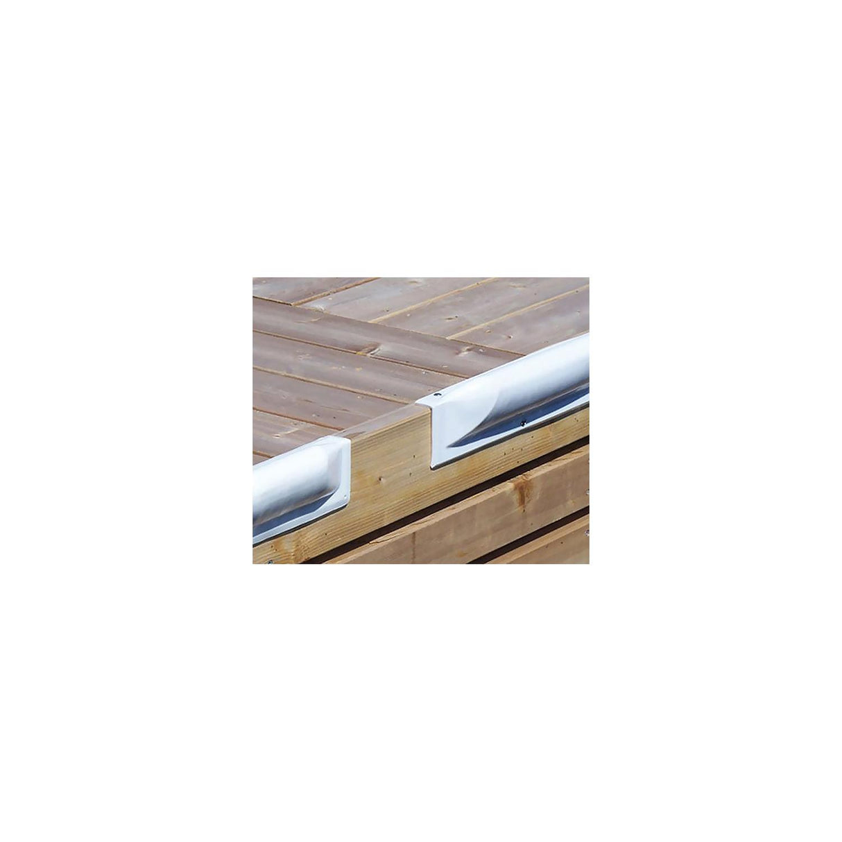 Seachoice Dock Bumper, White, 17 in.