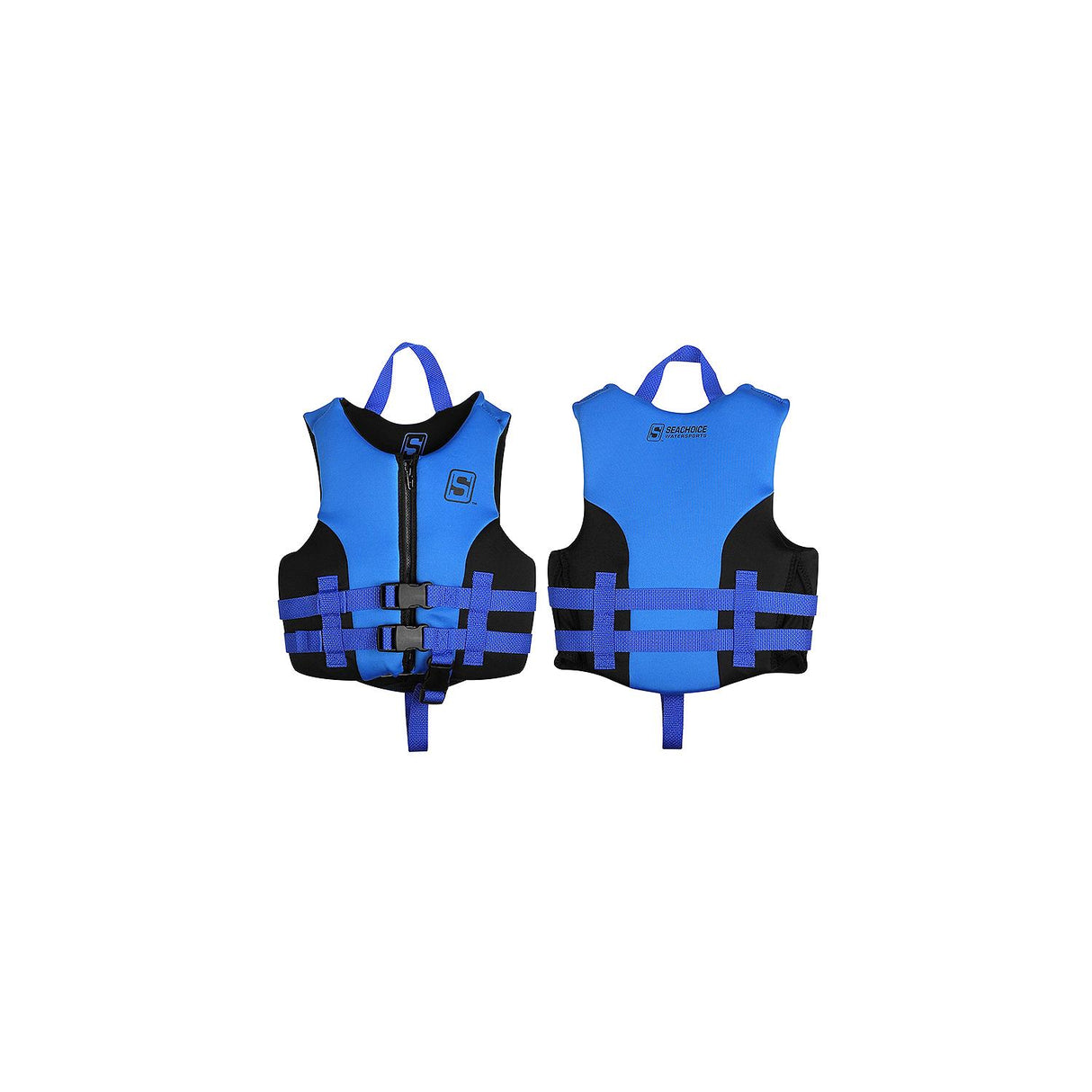 Seachoice 85131 Evoprene Multi-Sport Life Jacket - Child - Blue/Black, USCG Level 70