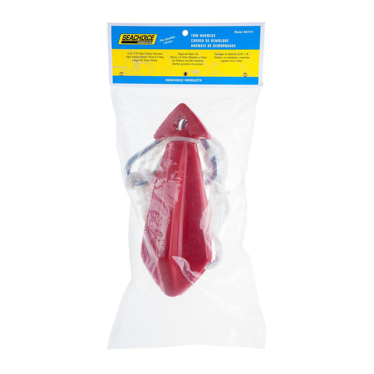 Seachoice Tow Harness, Improves Towing and Boat Control, 1,000-Lb. Tow Capacity, 8 Ft. Long, 3/8 In. Diameter