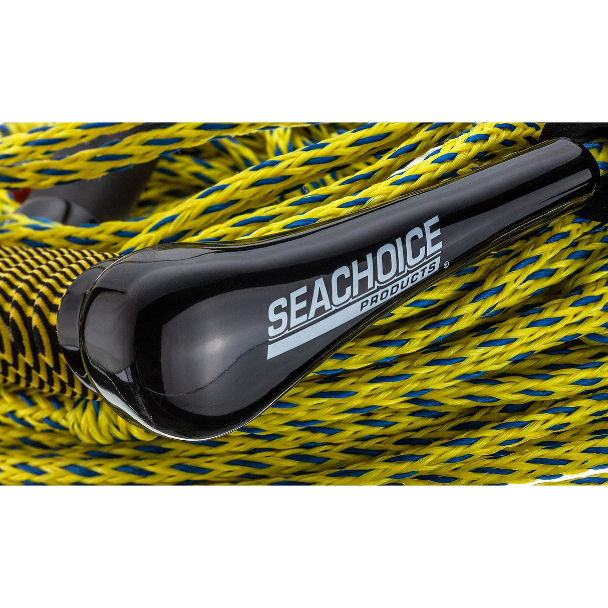 Seachoice 4-Section Wakeboard Rope, 70 Ft. Long, 15 In. Handle w/ Textured EVA Grip, 6 In. Trick Handle