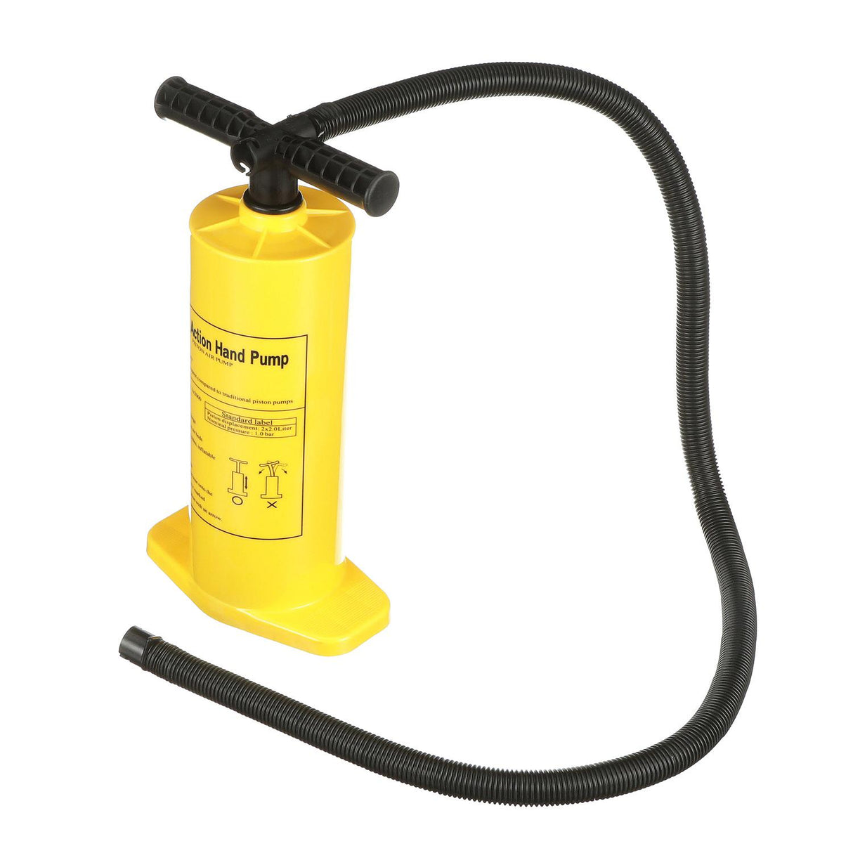 Seachoice Double-Action Air Pump w/ 50-in. Hose, 15 PSI, Inflates and Deflates