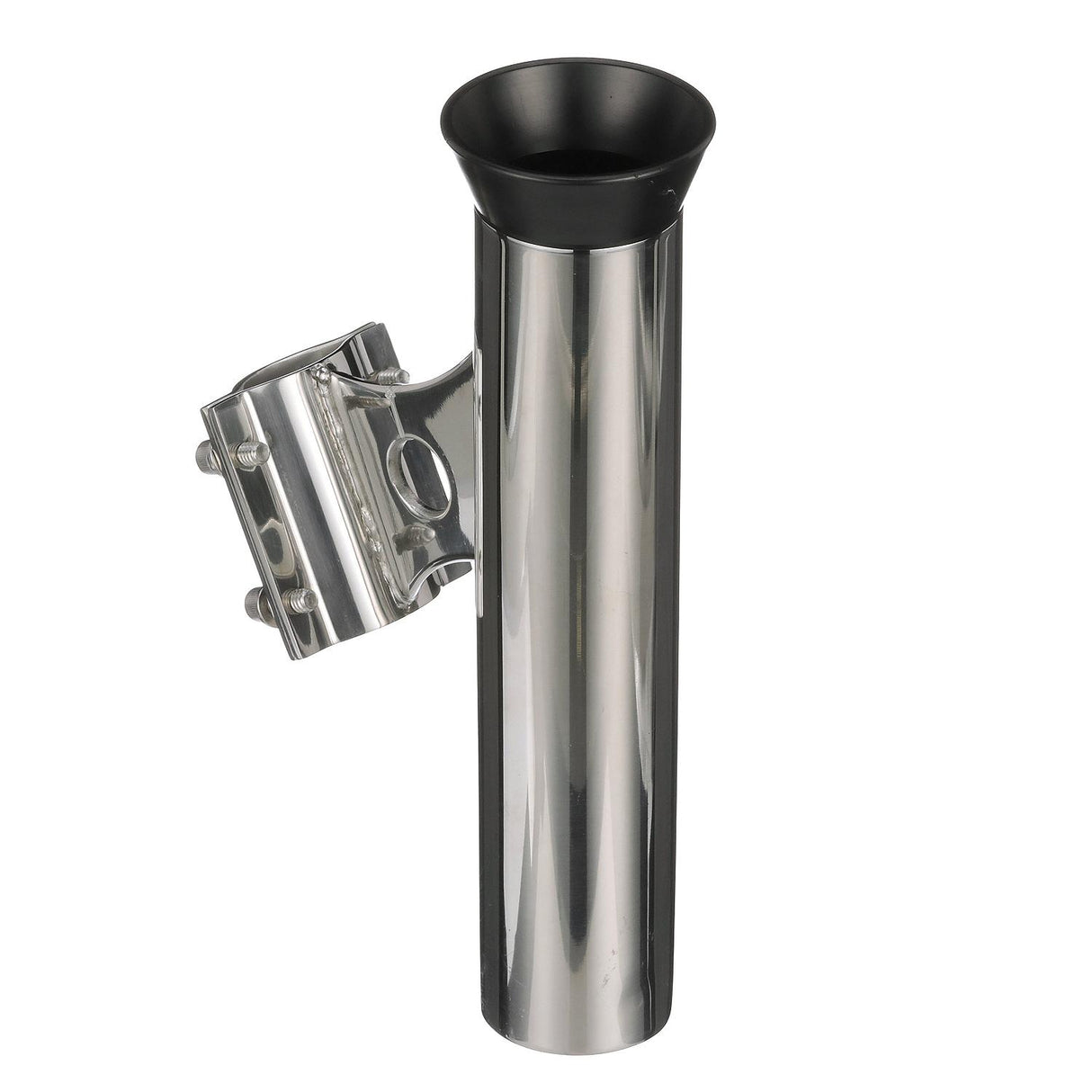 Seachoice Rail Mount Fishing Rod Holder, Mounts Vertically, Stainless Steel