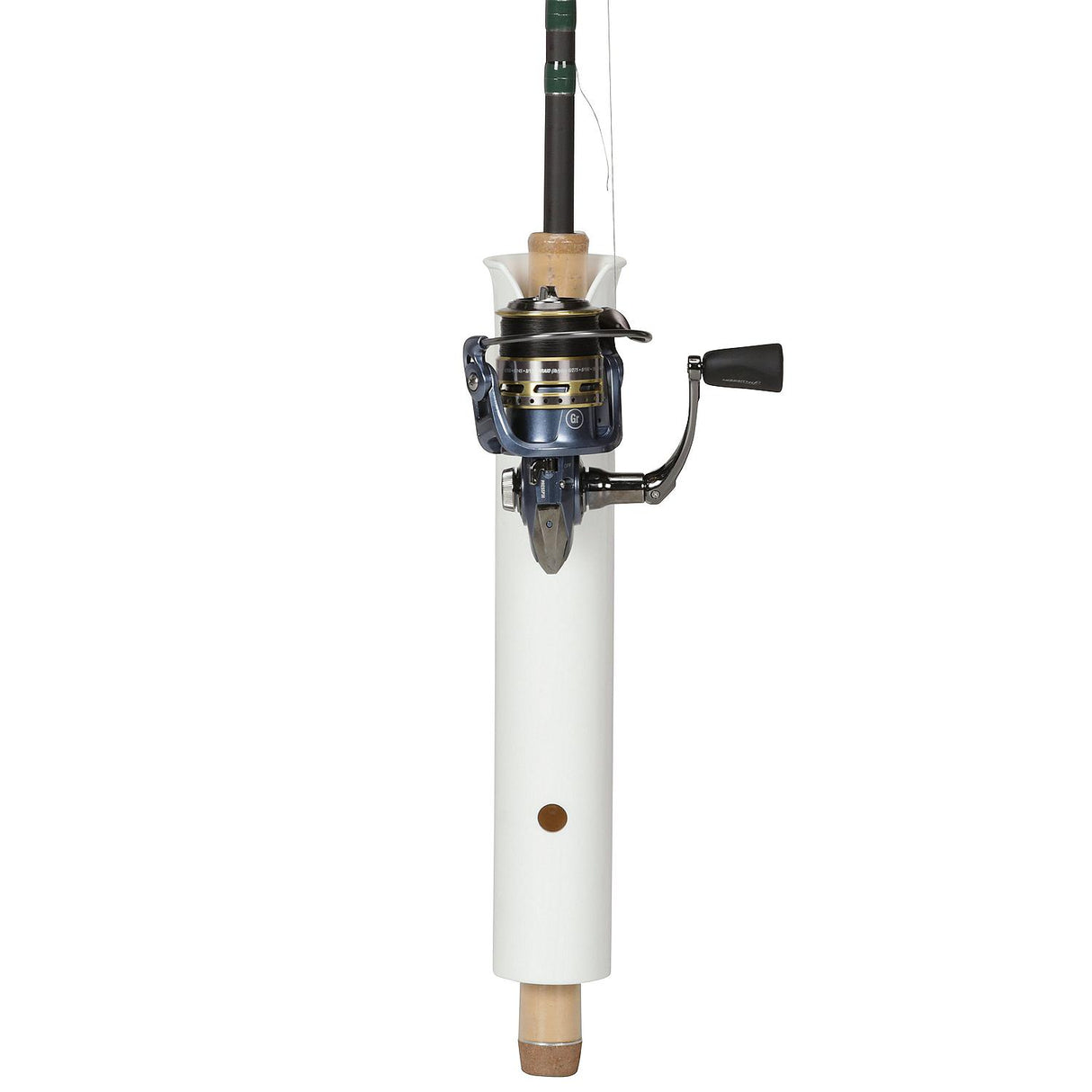 Seachoice Side Mount Rod Holder, Single, PVC, White