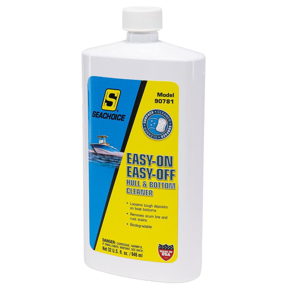 Seachoice 90781 Easy-On Easy-Off Hull And Bottom Cleaner 32 oz.
