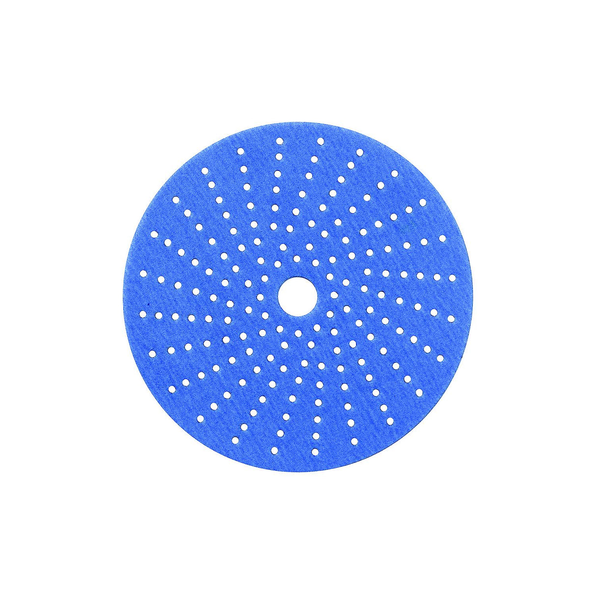 Seachoice 91844 Multi-Hole Blue Ceramic blend Hook-and -Loop Discs, Grade: 220, Size: 6"
