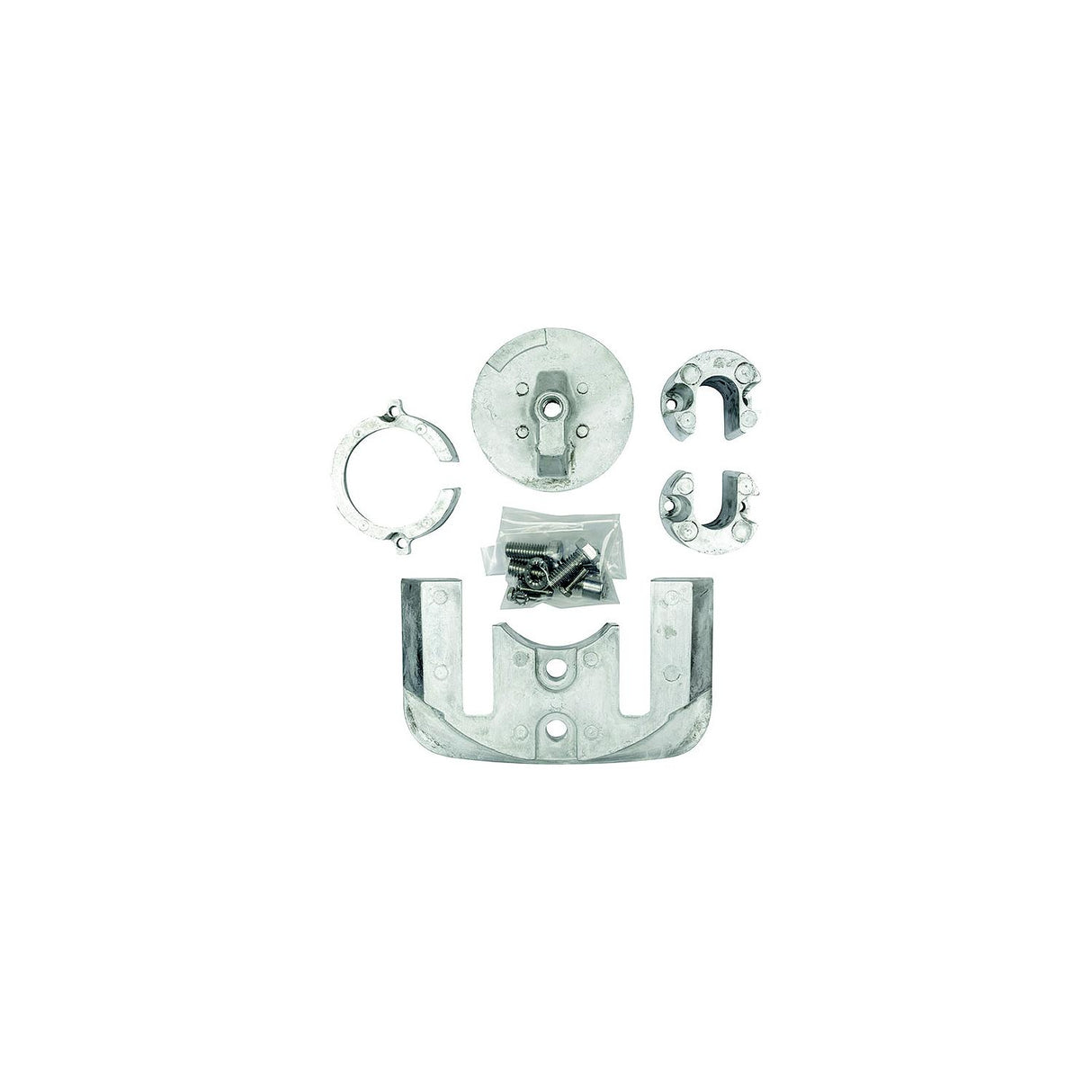 Seachoice 95041 Anode Kit, Mercruiser Bravo One, Aluminum, Cadmium-Free, Environmentally Friendly