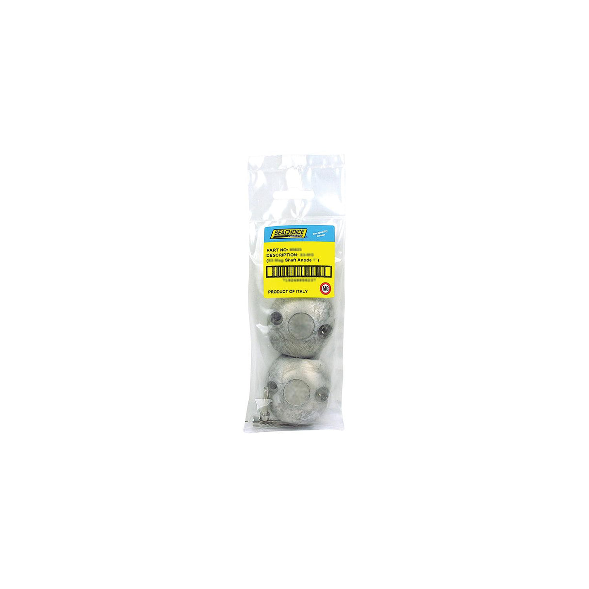 Seachoice 95638 Streamlined Shaft Anode w/Allen Screw, Magnesium, Model X9, Size 2"