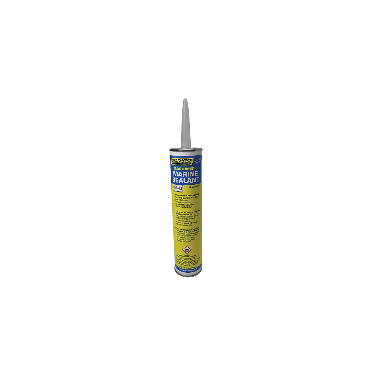 Seachoice 96901 Elastomeric White Marine Sealant, 10 oz.