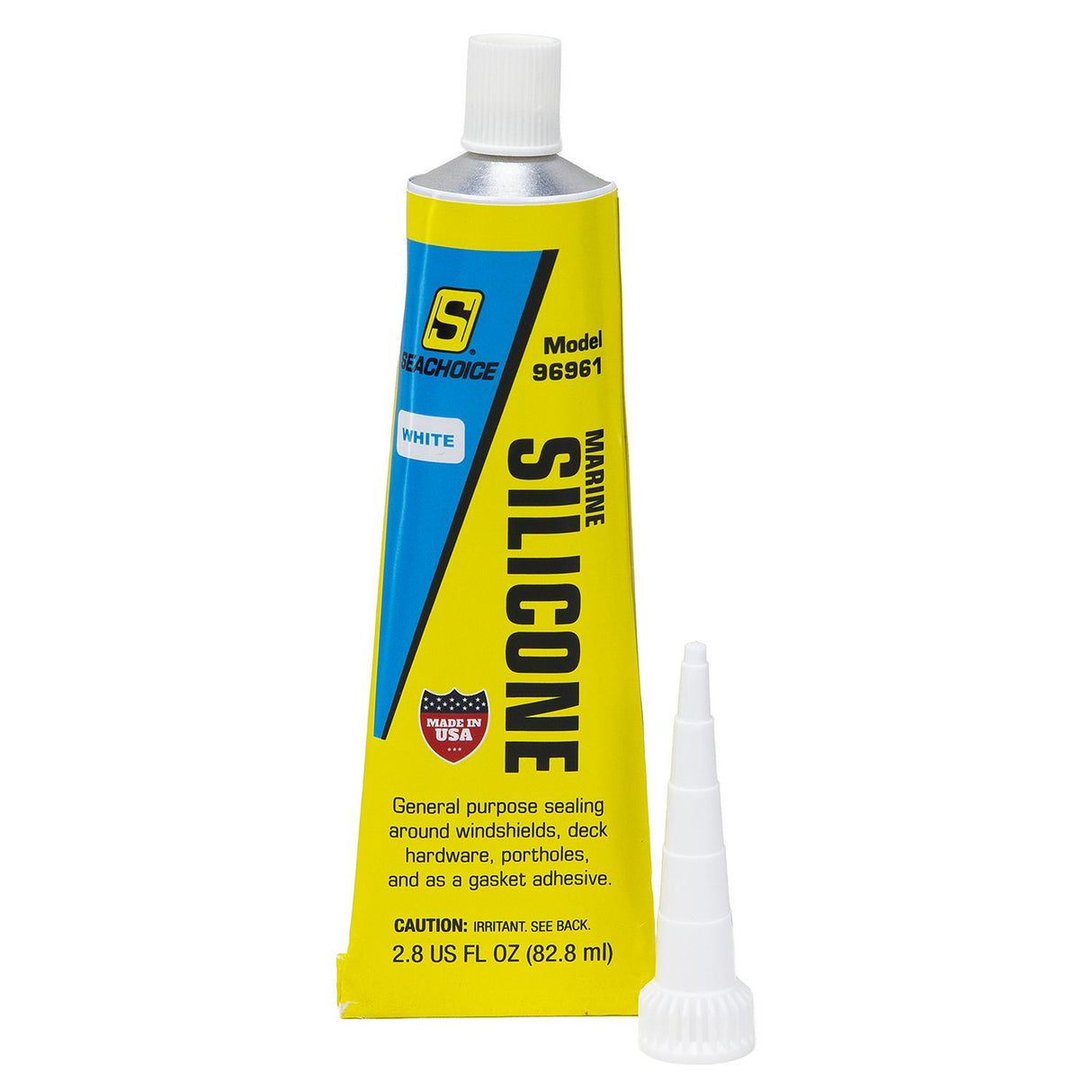 Seachoice 96961 Silicone High Performance White 2.8oz.