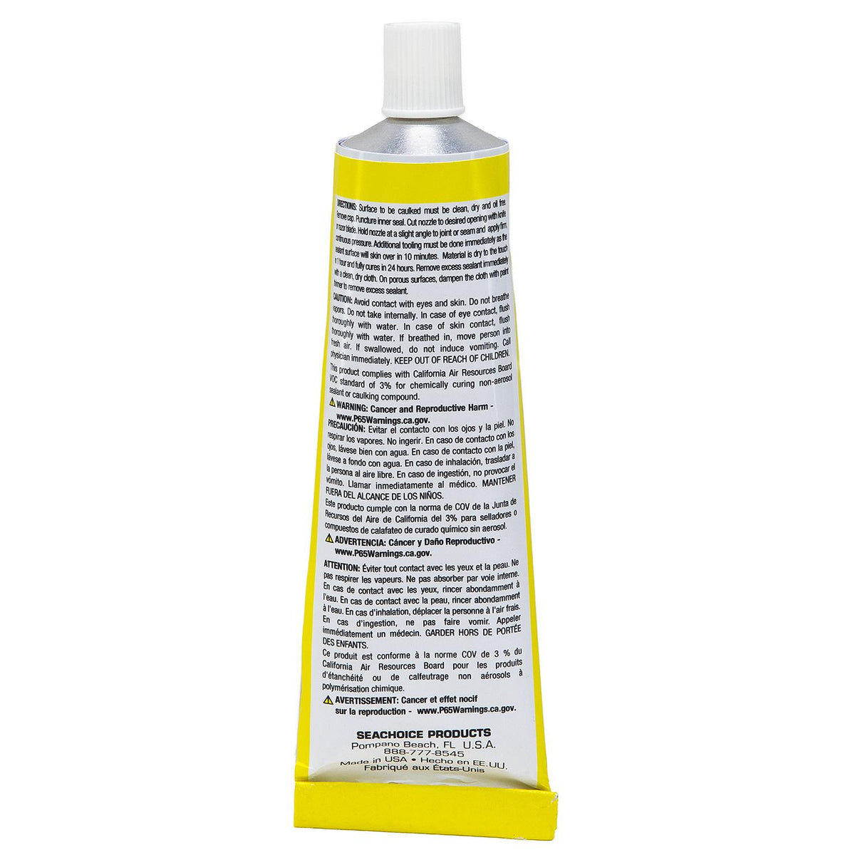 Seachoice 96961 Silicone High Performance White 2.8oz.