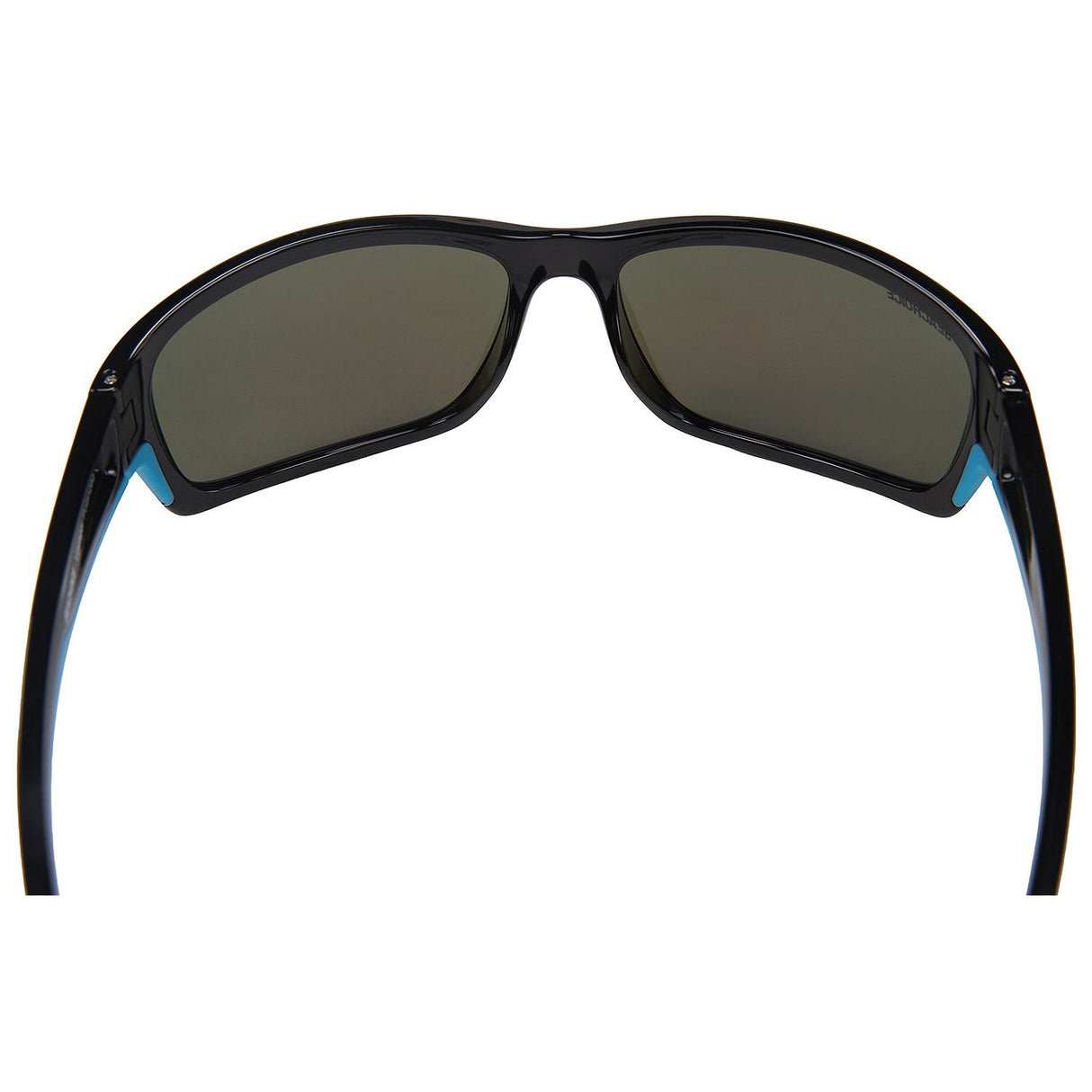 Seachoice 98803 "Voyager" Polarized Sunglasses, Frame: Shiny Black, Lens: Blue Mirror