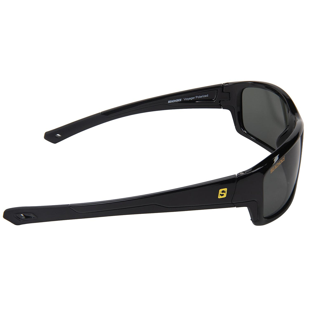 Seachoice 98805 "Voyager" Polarized Sunglasses, Frame: Black, Lens: Grey