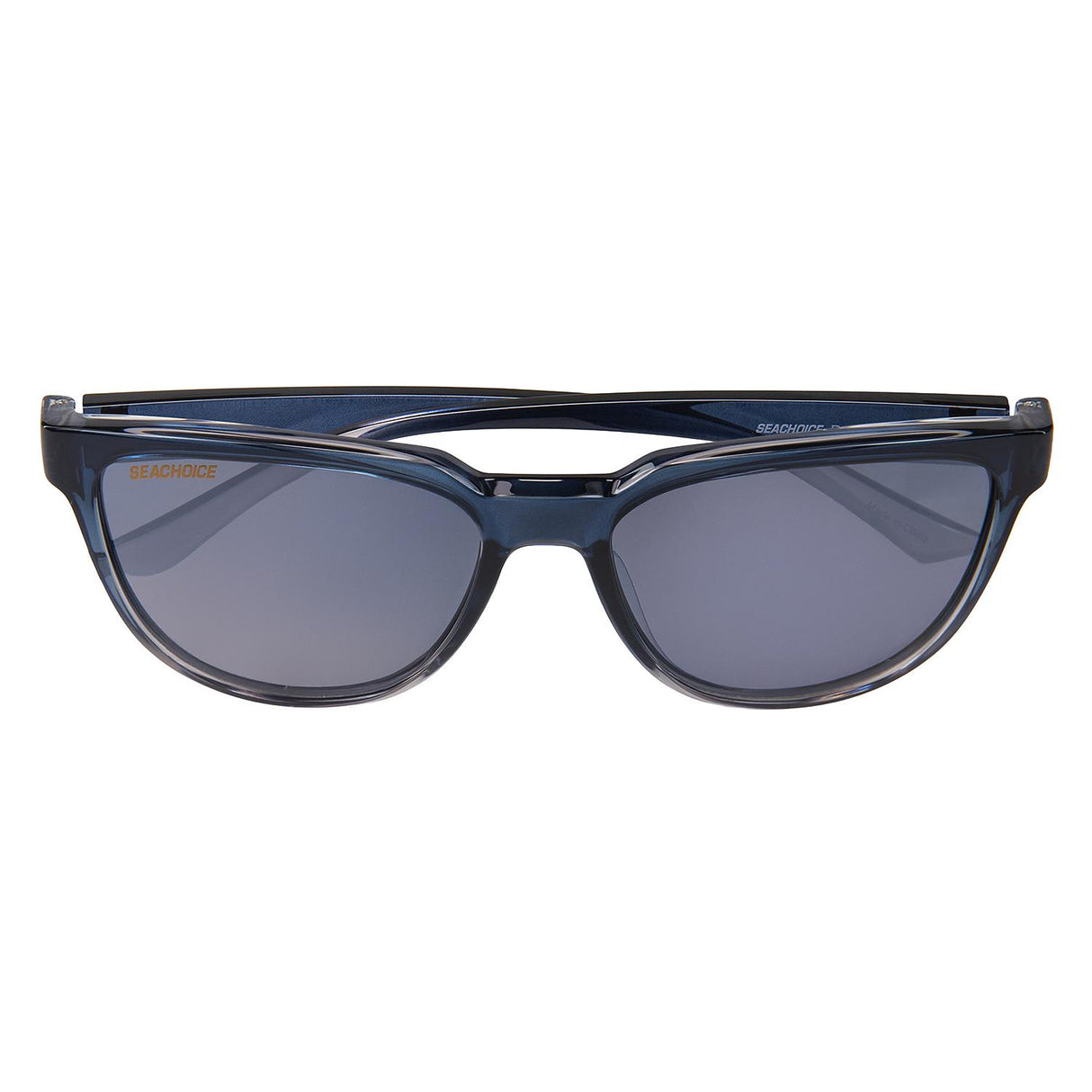 Seachoice 98816 "Reflex" Polarized Sunglasses, Frame: Shiny Blue Smoke, Lens: Silver Flash