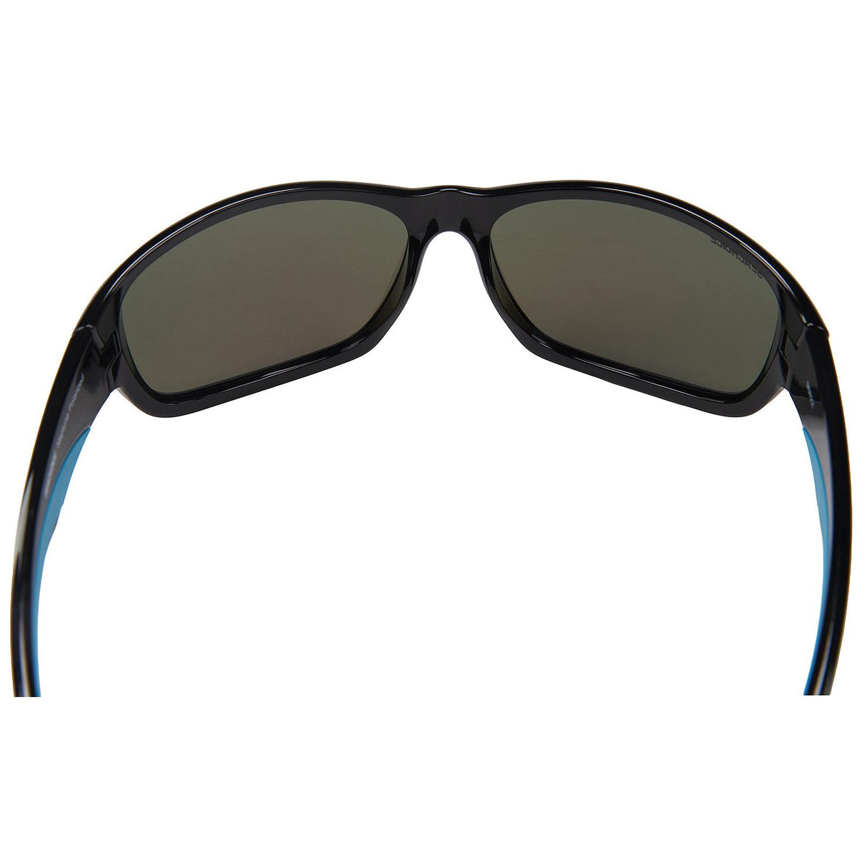 Seachoice 98820 "Neptune" Polarized Sunglasses, Frame: Shiny Black, Lens: Blue Mirror