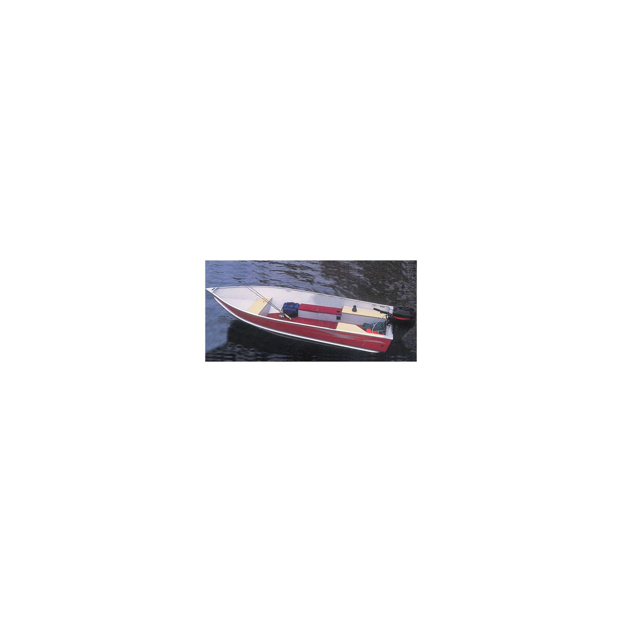Carver 70124F10 V-Hull Fishing Narrow Series, 14'6, Poly-Flex II Slate Gray
