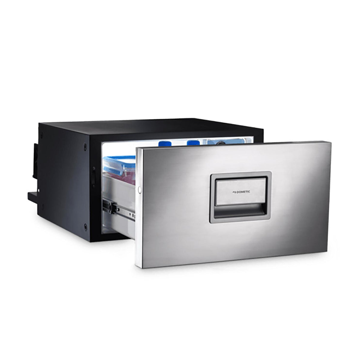 Dometic 9600001129 Coolmatic CD 30 Drawer Refrigerator - Black/Chrome, 31 Qt., 17.32" W x 9.84" H x 28.74" D
