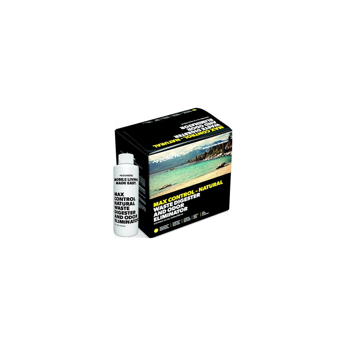 Dometic 9620000729 Max Control-Natural Holding Tank Treatment, 4 oz. 6 pk