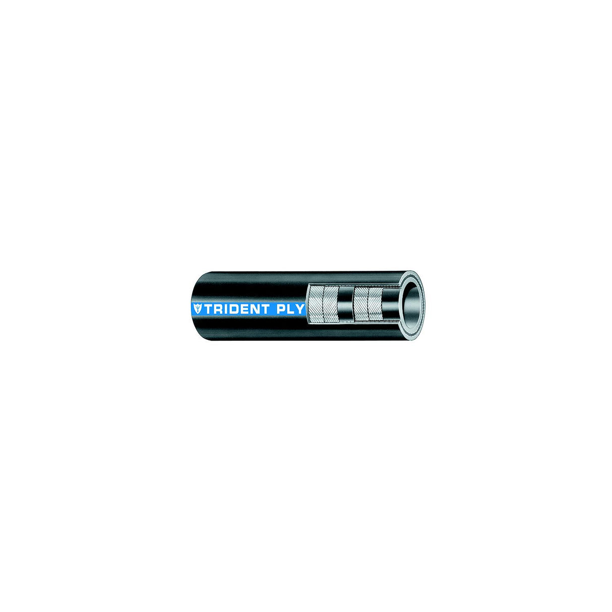 Trident Ply Soft Wall Water Hose, 1 1/4" x 12.5'