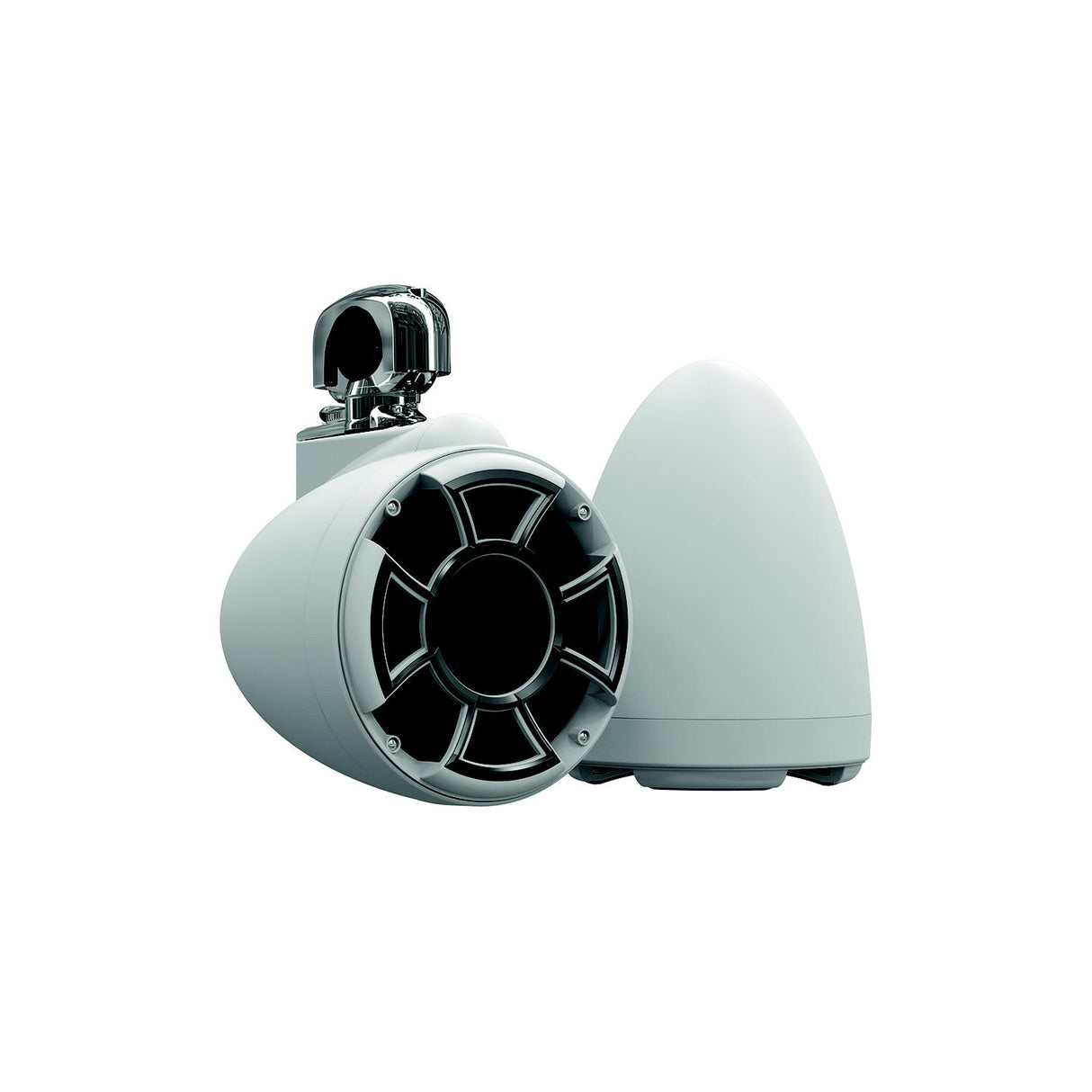 Wet Sounds REV8SEWSCV2 Revolution Special Edition Tower Speakers - Matte White, 8" Speaker, REV8® White Special Edition w/Swivel Clamp for 1-7/8" to 3" Tube