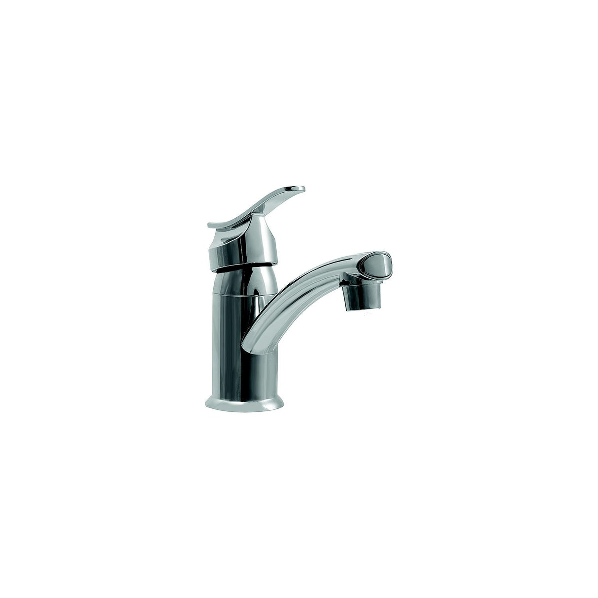 Dura Faucet , DFPL200MCP, Single Lever Center Set Lavatory Faucet, Chrome