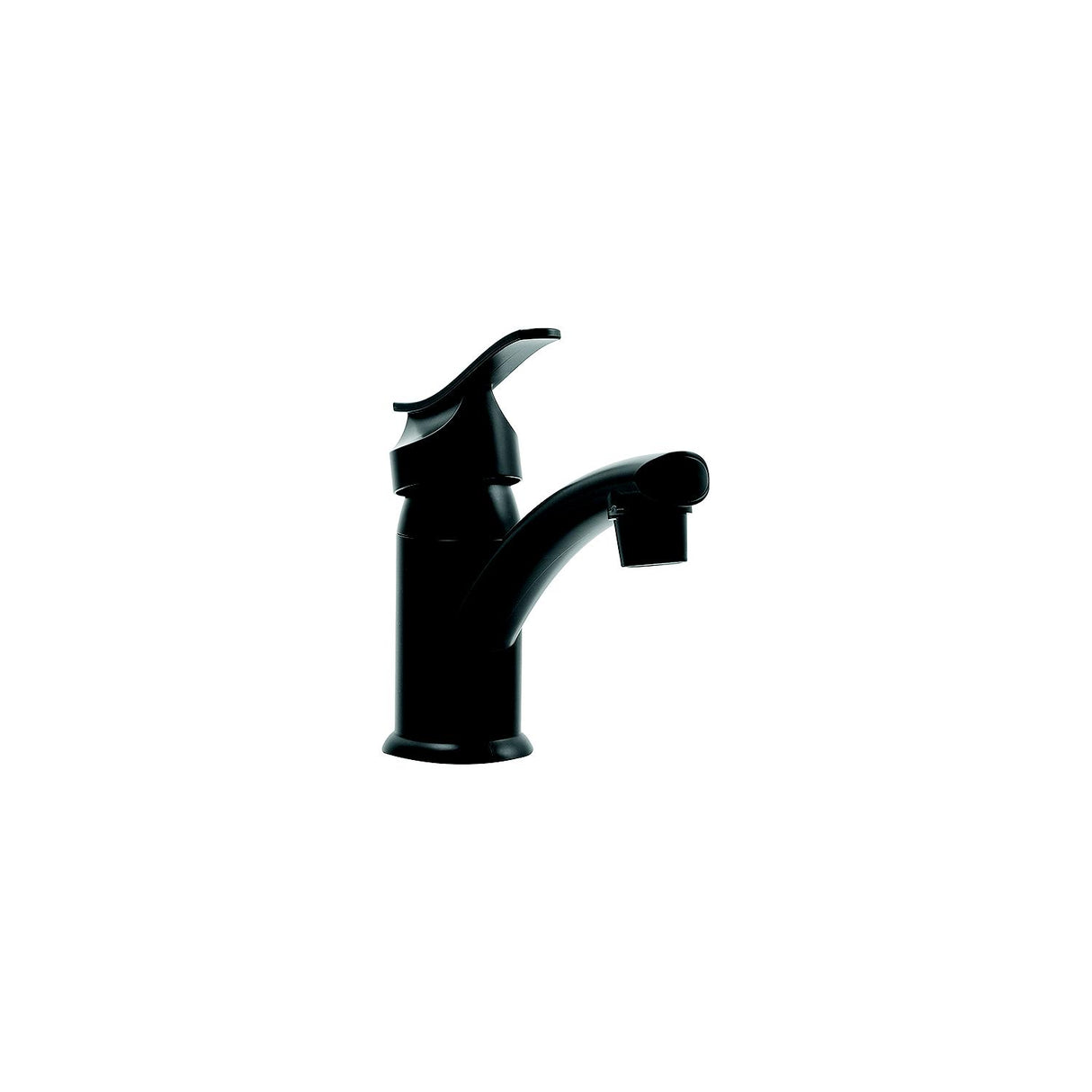 Dura Faucet, DFPL200MMB, Single Lever Center Set Lavatory Faucet, Matte Black