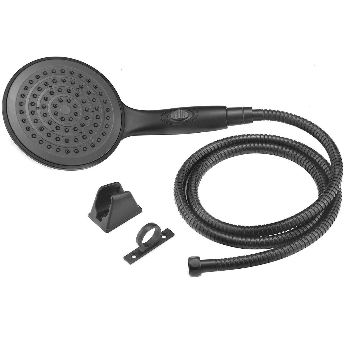 Dura Faucet DFSA434KCP Luxury 6” Rain Shower Wand and Hose Kit, Chrome