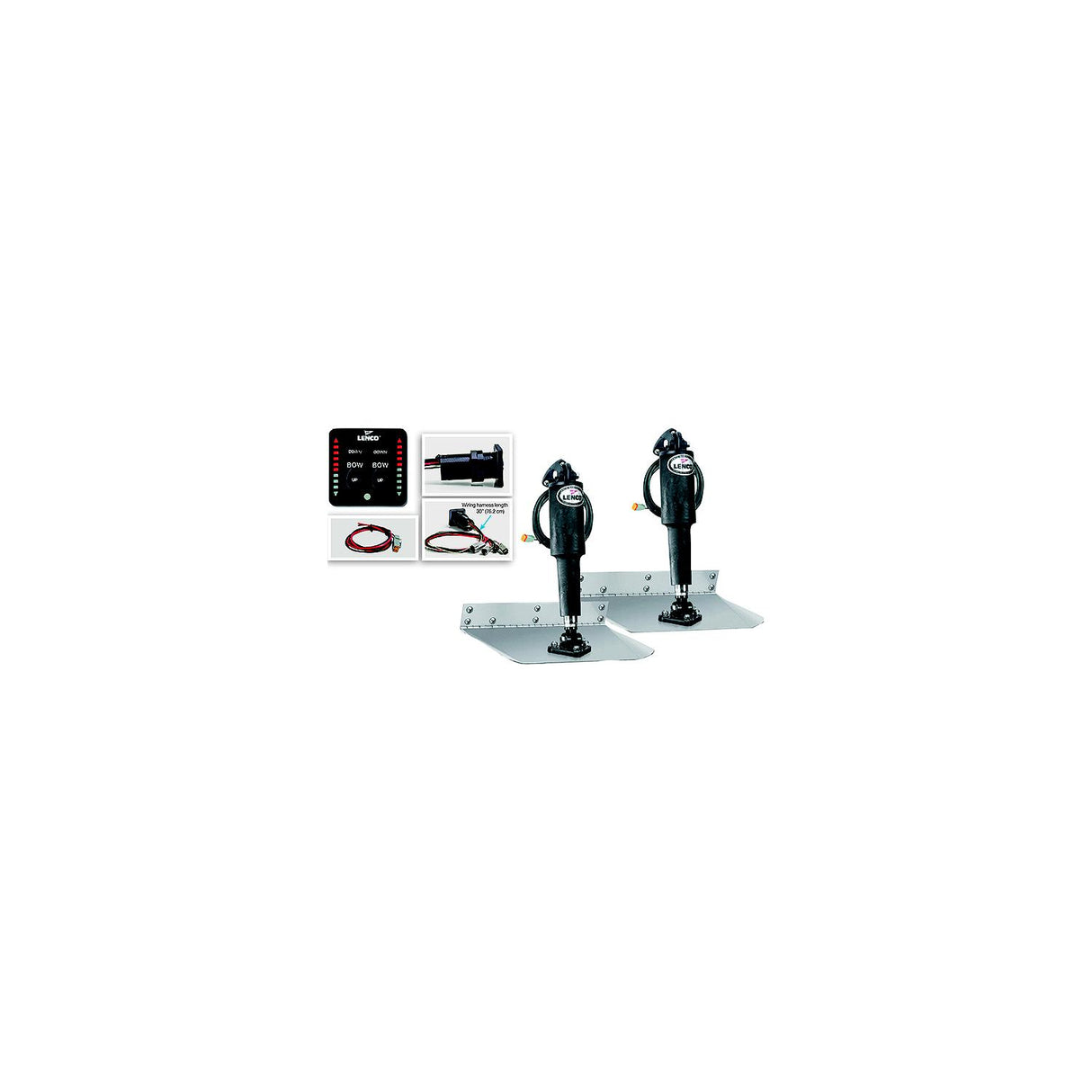 12" x 12" Trim Tab Kit w/LED Indicator Switch