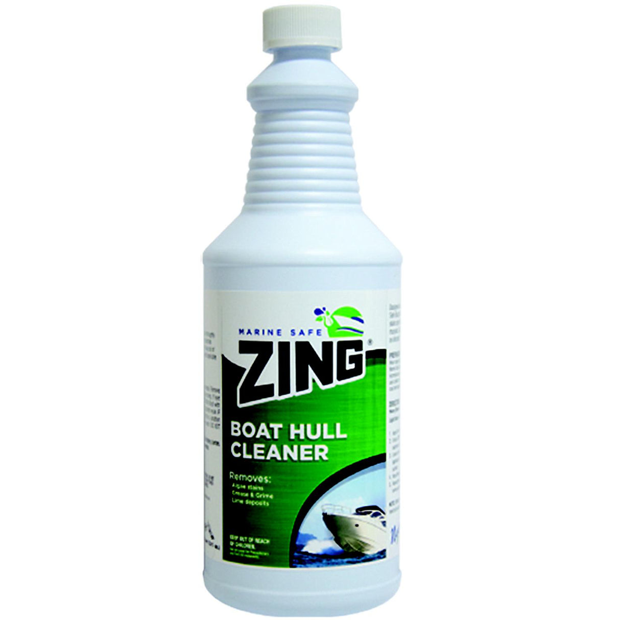 ZING, Z904Q12, Marine Safe Boat Hull Cleaner, Quart