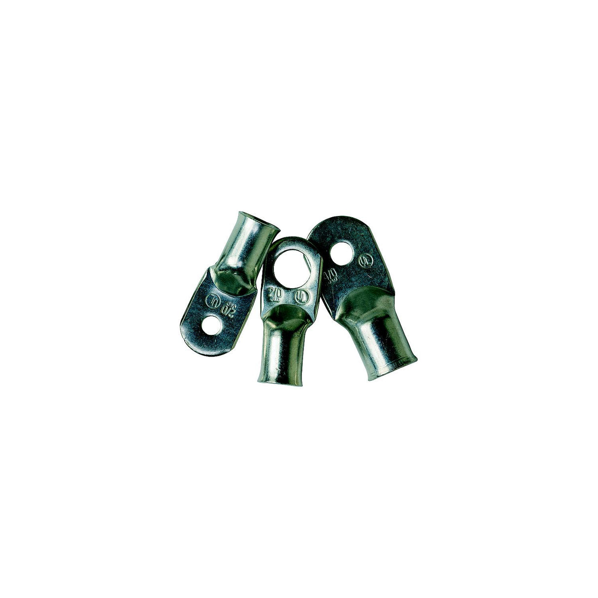 Ancor 252287 Marine Grade™ Tinned Battery Lugs, 1/2" Fastener, 1/0 Cable, 2/Pk