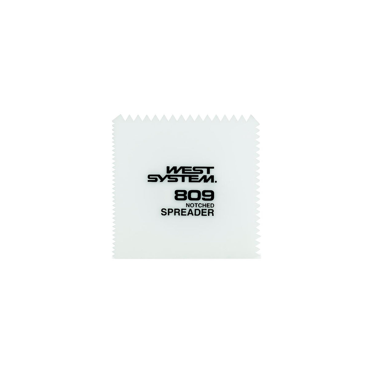 West System 809 Notched Spreader, 36/case