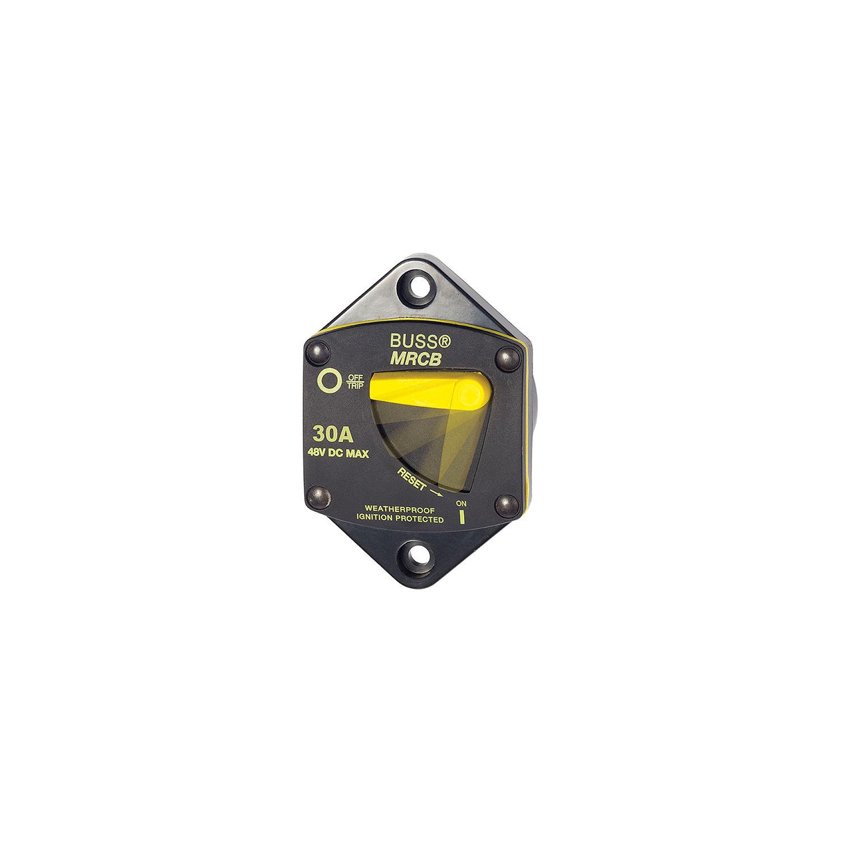 Blue Sea Systems 7036 187 Series DC Circuit Breaker - Panel Mount, 30 Amps