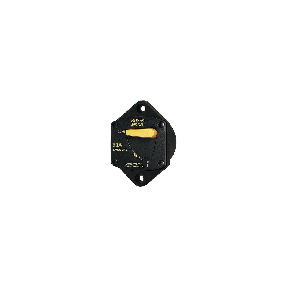 Blue Sea Systems 7040 187 Series DC Circuit Breaker - Panel Mount, 60 Amps