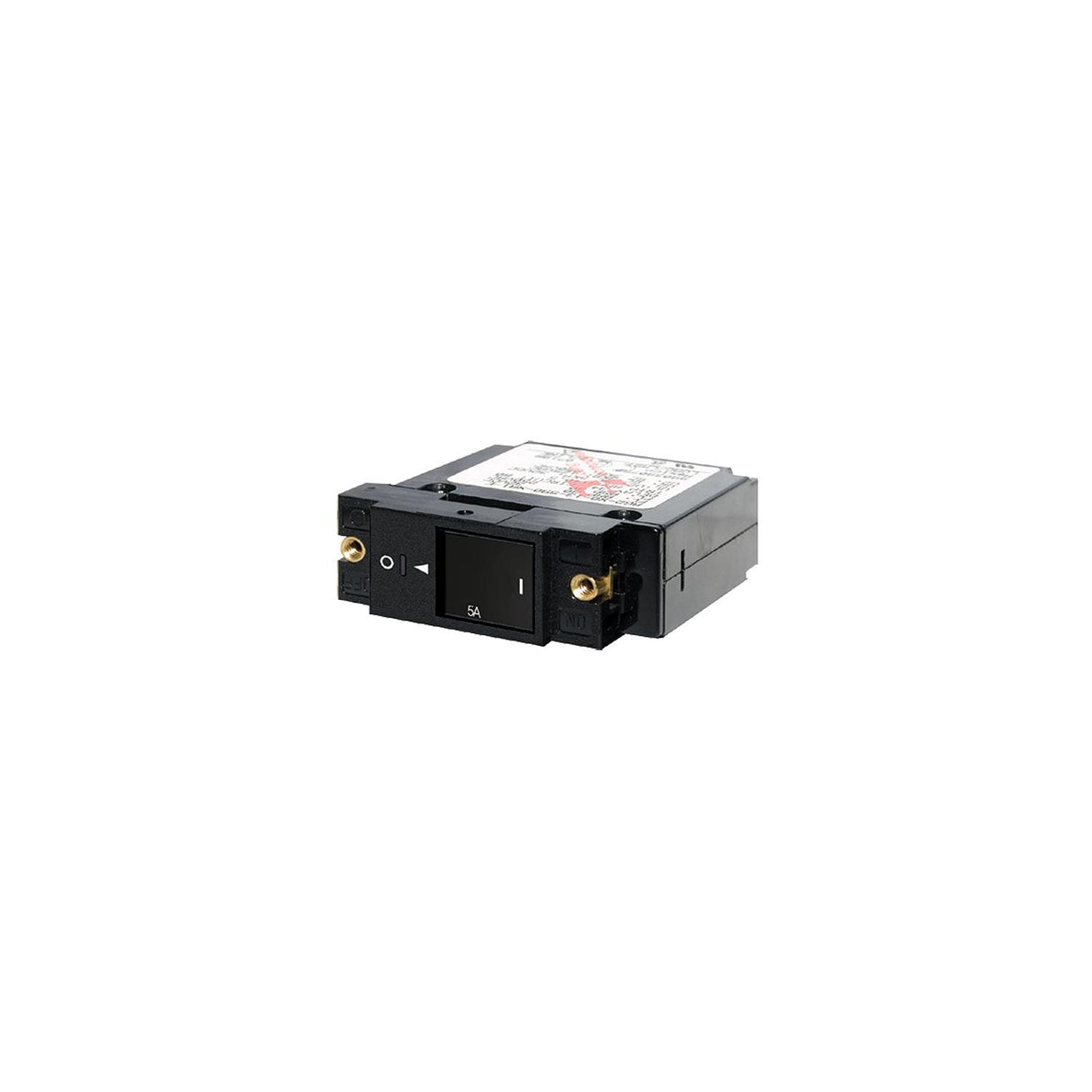 Blue Sea A-Series Flat Rocker Circuit Breaker, Single Pole Flat, 10 amps